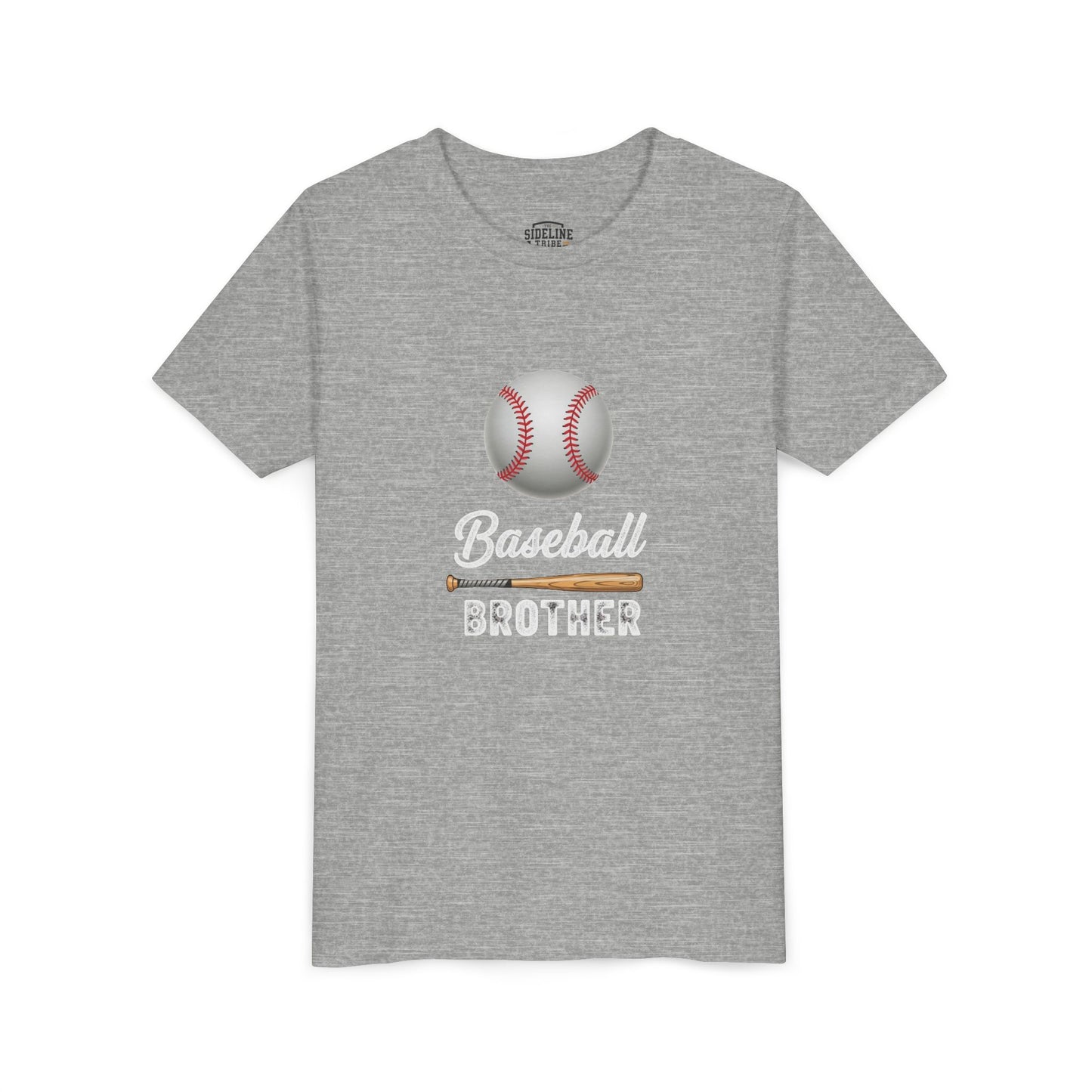 Baseball Brother Youth Tee – Cool Kids' Graphic Shirt | Soft Ring-Spun Cotton Game Day Wear