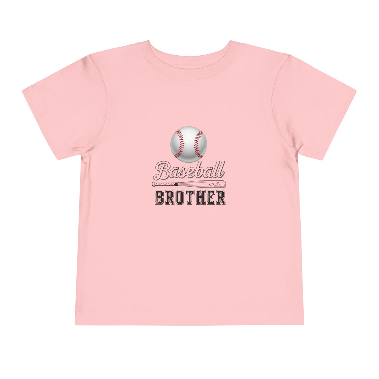 Baseball Brother Toddler Tee | Cute Kids’ Baseball Shirt for Little Siblings | Soft 100% Cotton Game Day Top