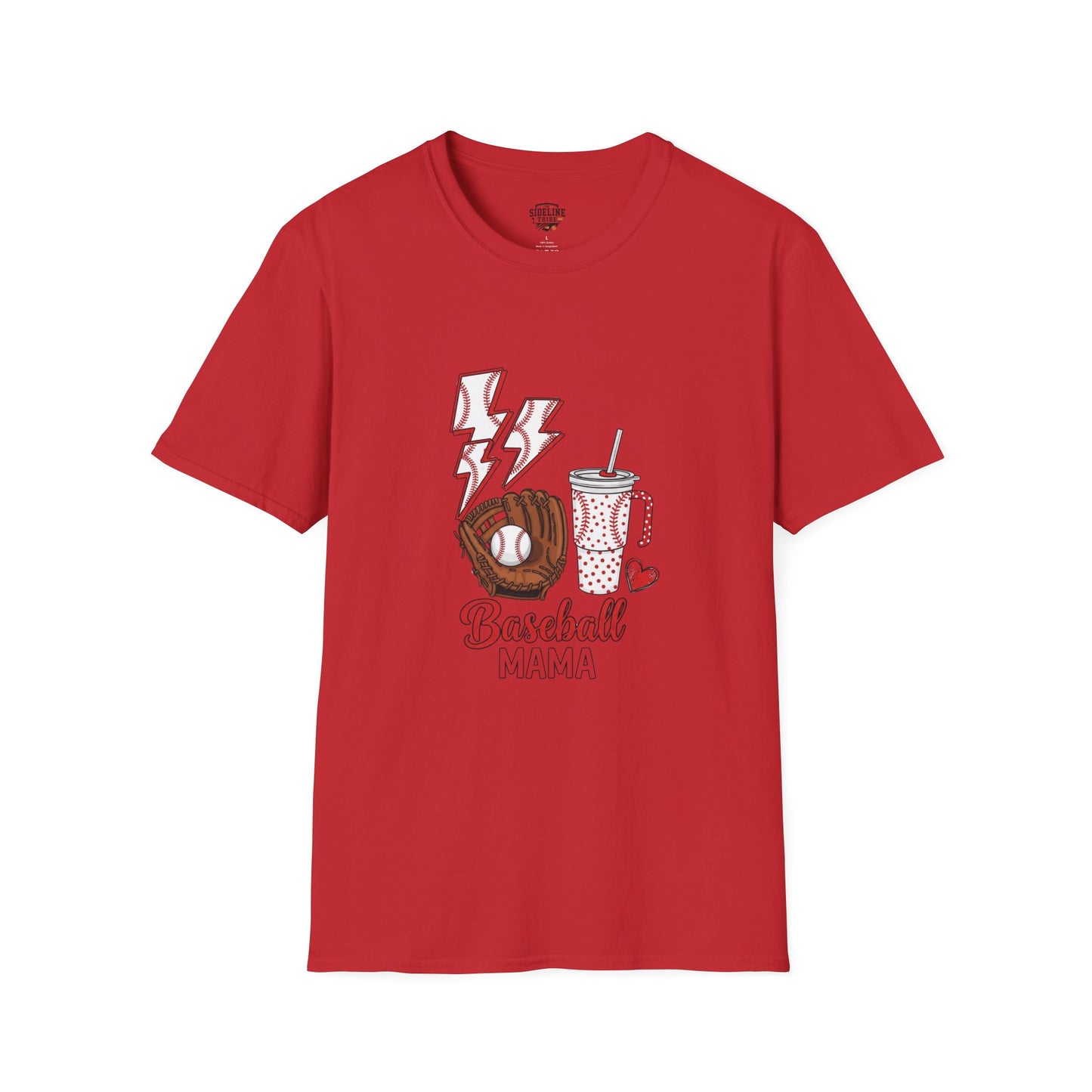 Baseball Mom Softstyle T-Shirt