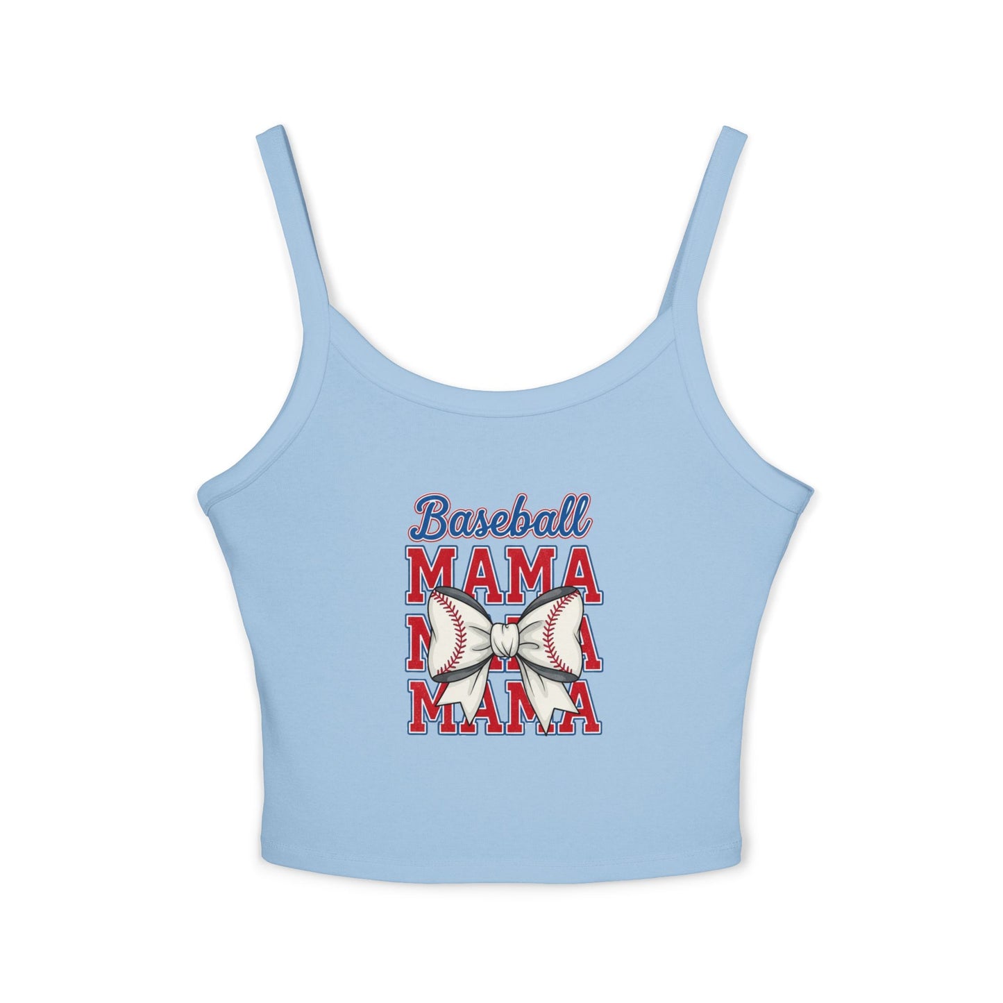 Baseball Mom Spaghetti Strap Tank Top – Soft & Stylish Game Day Apparel - The Sideline Tribe