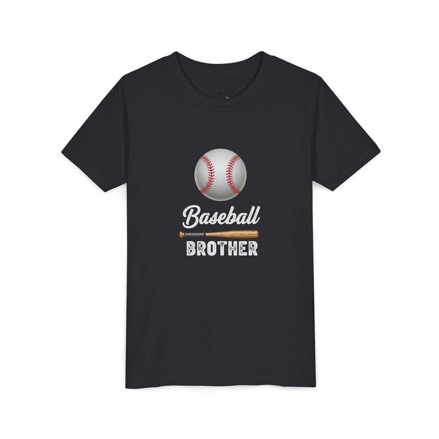 Baseball Brother Youth Tee – Cool Kids' Graphic Shirt | Soft Ring-Spun Cotton Game Day Wear