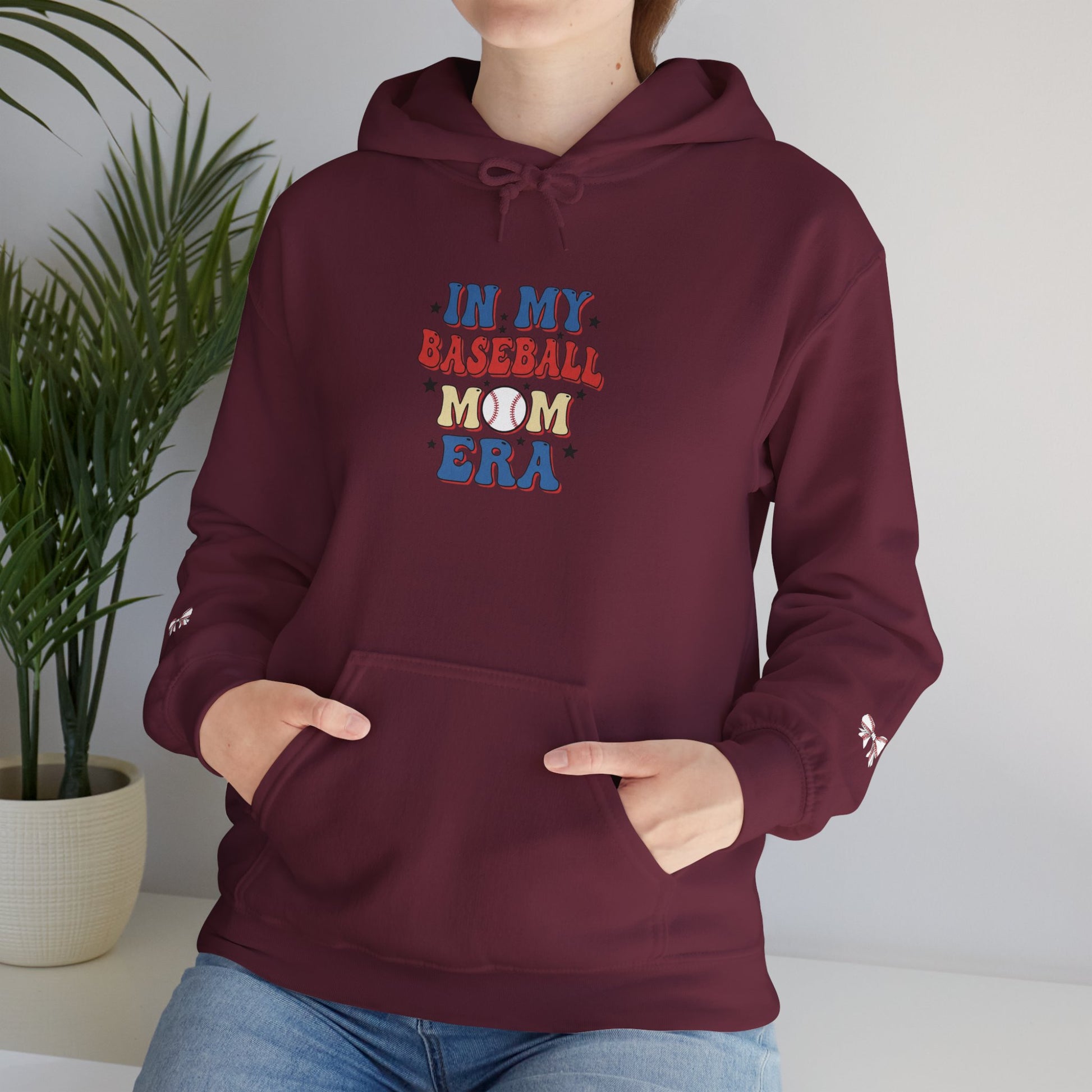 Baseball Era Mom Hoodie – Cozy & Personalized Hoodie for Game Day - The Sideline Tribe