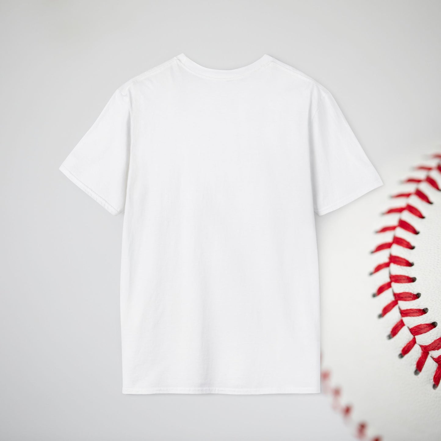 Baseball Mom Softstyle T-Shirt – Premium Game Day Tee for Sports Fans - The Sideline Tribe