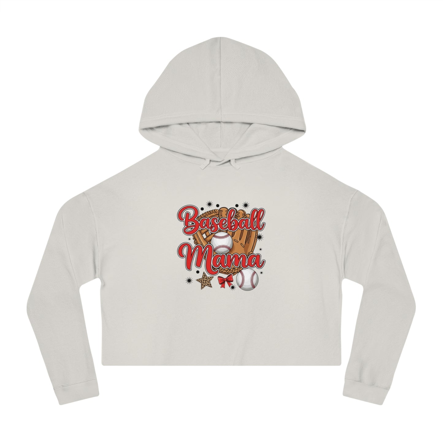 Baseball Mama Cropped Hoodie