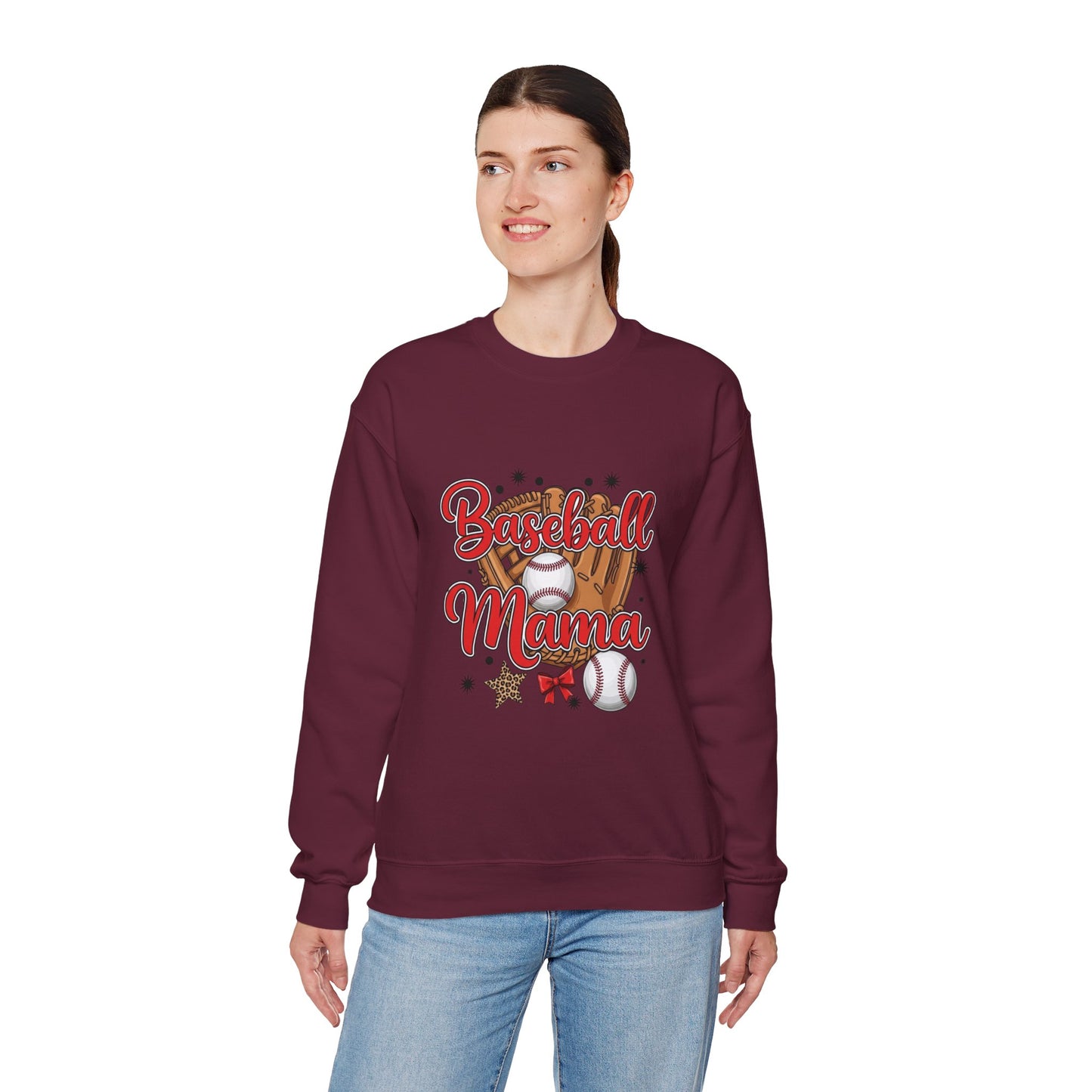 Baseball Mama Crewneck Sweatshirt