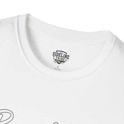 Baseball Mom Leopard Heart T-Shirt – Softstyle Unisex Tee | Trendy Game Day Shirt | Cute Animal Print Baseball Mom Top