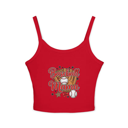 Baseball Mama Spaghetti Strap Tank Top