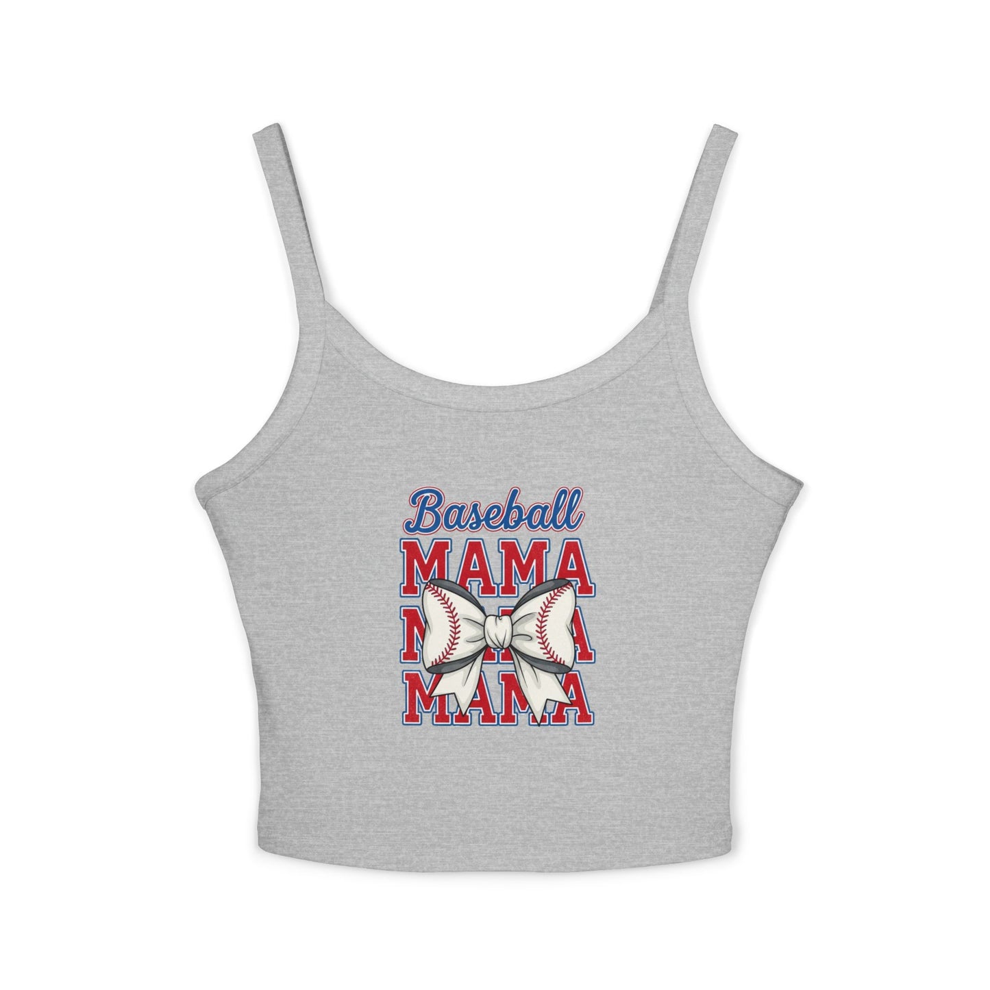 Baseball Mom Spaghetti Strap Tank Top – Soft & Stylish Game Day Apparel - The Sideline Tribe