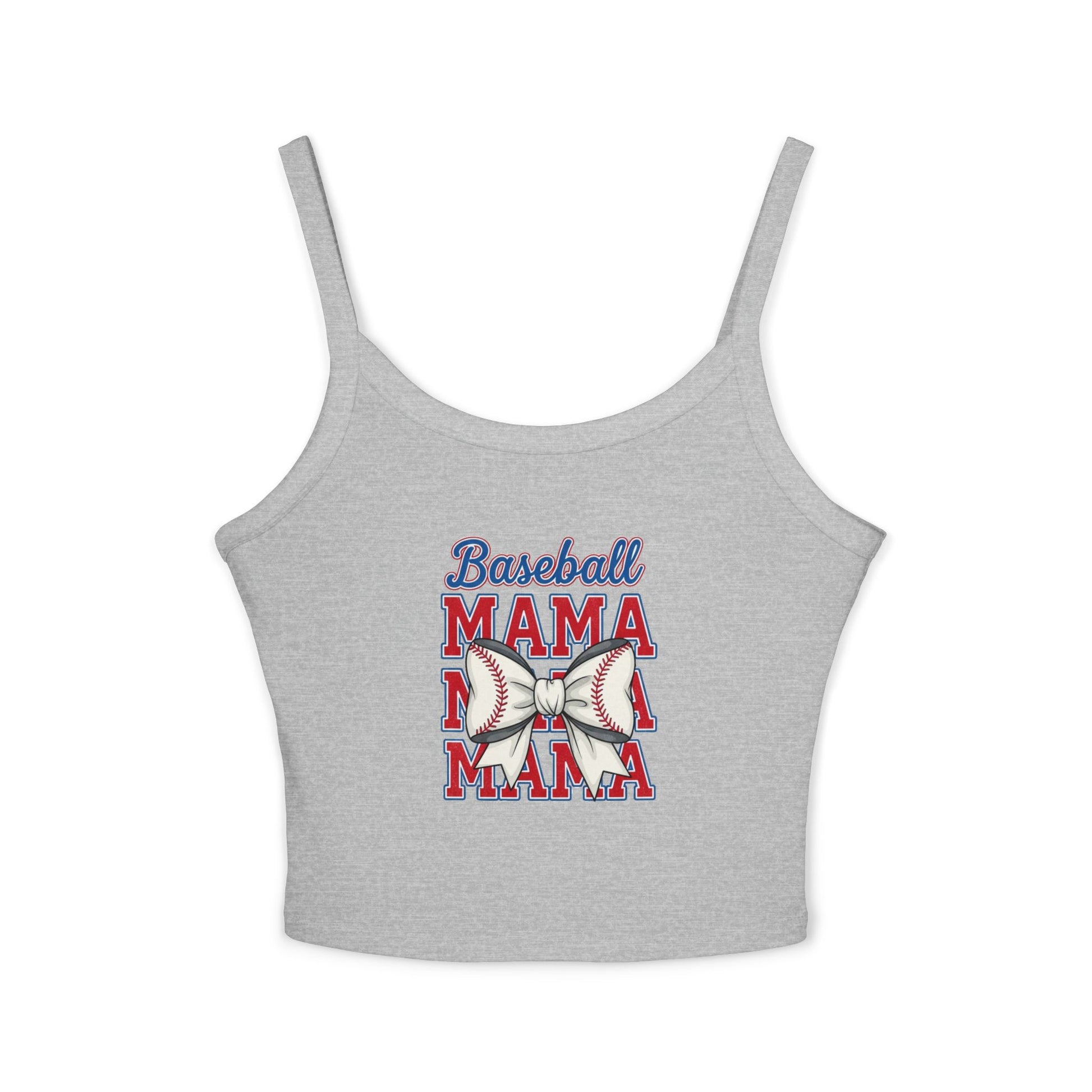 Baseball Mom Spaghetti Strap Tank Top – Soft & Stylish Game Day Apparel - The Sideline Tribe