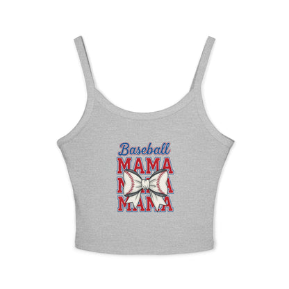 Baseball Mom Spaghetti Strap Tank Top – Soft & Stylish Game Day Apparel - The Sideline Tribe