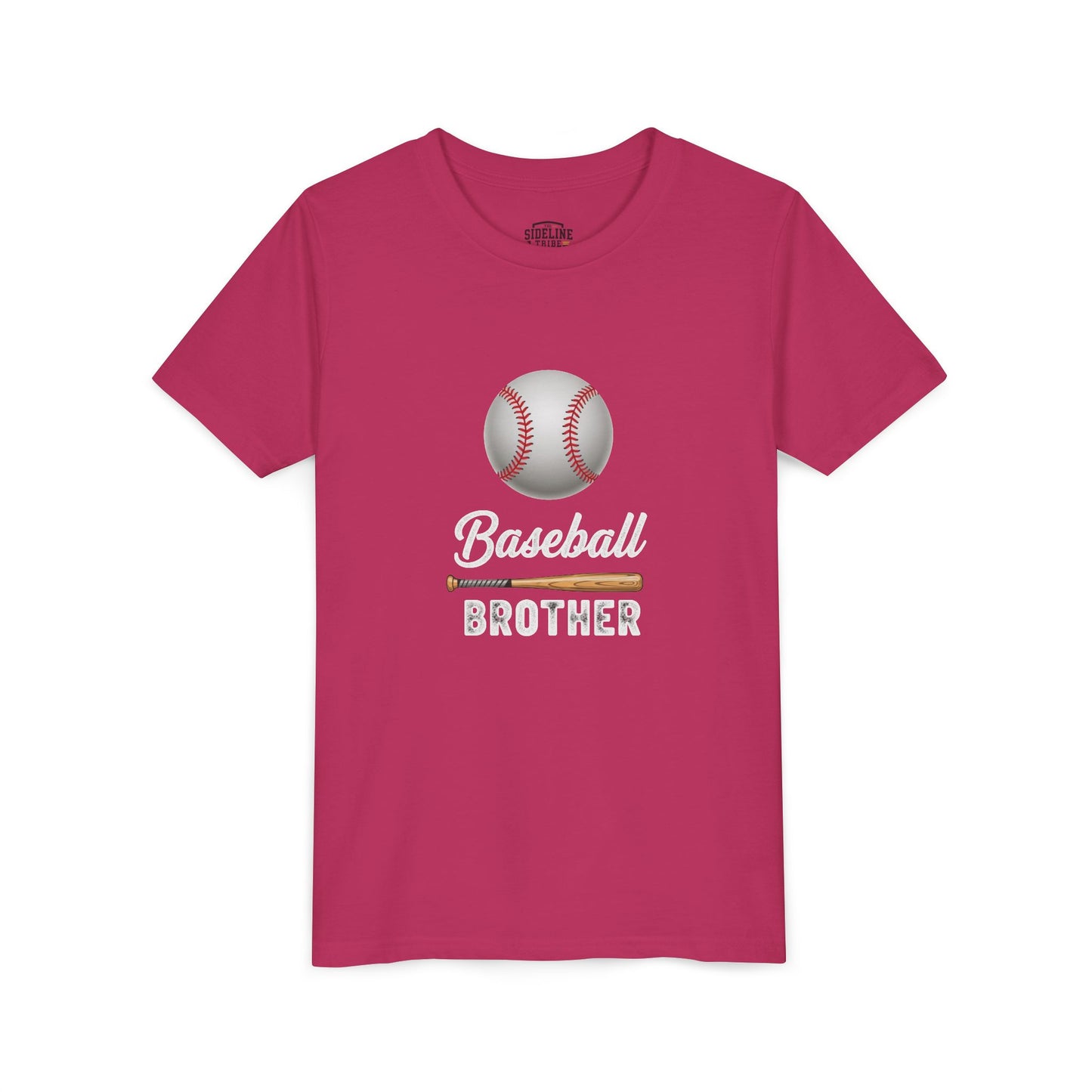 Baseball Brother Youth Tee – Cool Kids' Graphic Shirt | Soft Ring-Spun Cotton Game Day Wear