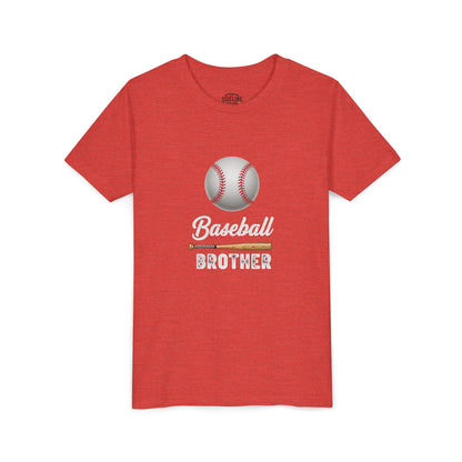 Baseball Brother Youth Tee – Cool Kids' Graphic Shirt | Soft Ring-Spun Cotton Game Day Wear