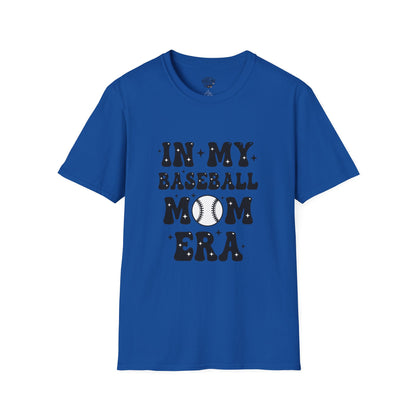 Baseball Mom Unisex T-Shirt – “In My Baseball Era” Graphic Tee | Retro Sports Mom Shirt | Game Day Essential
