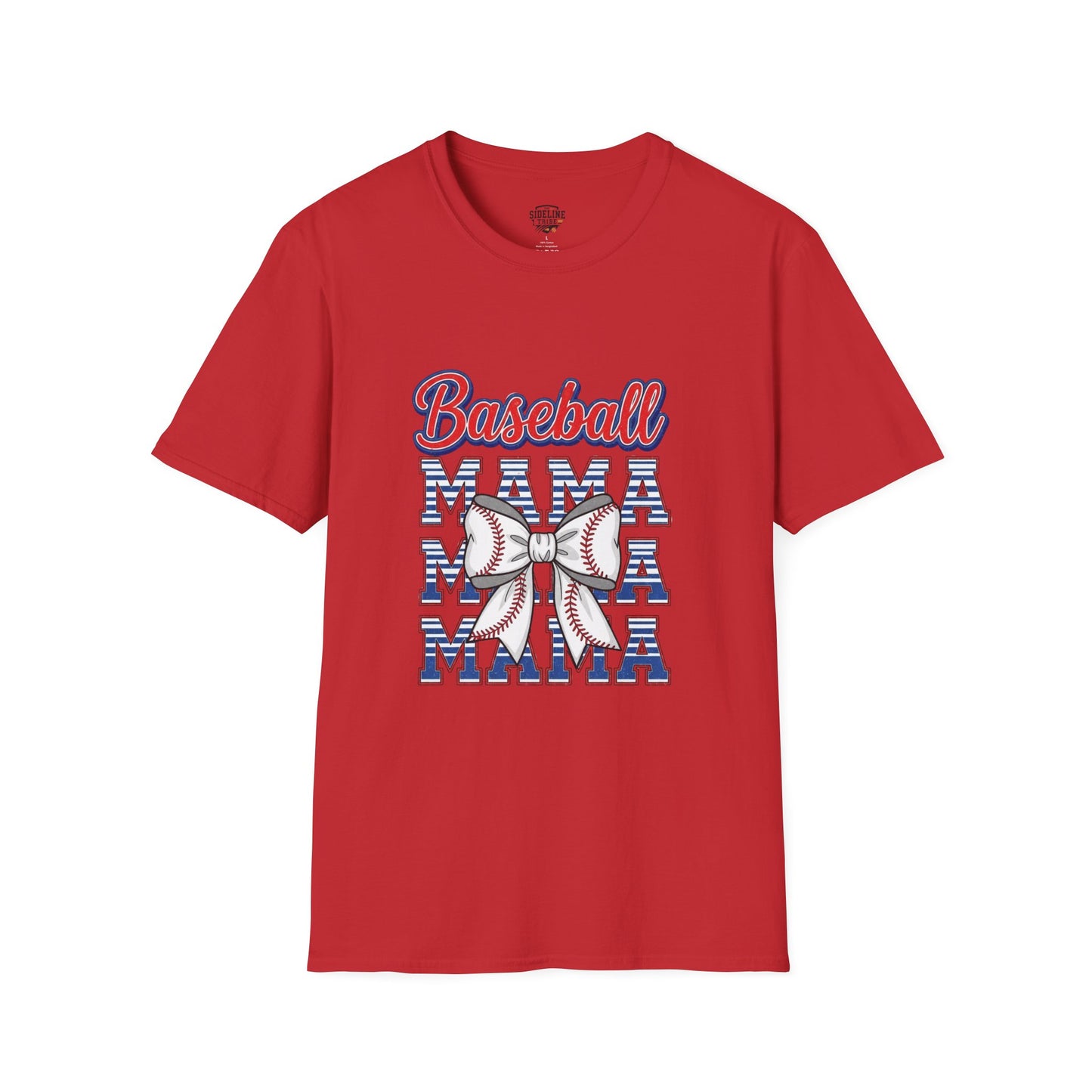 Baseball Mama Unisex Softstyle T-Shirt - The Sideline Tribe