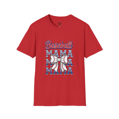 Baseball Mama Unisex Softstyle T-Shirt - The Sideline Tribe