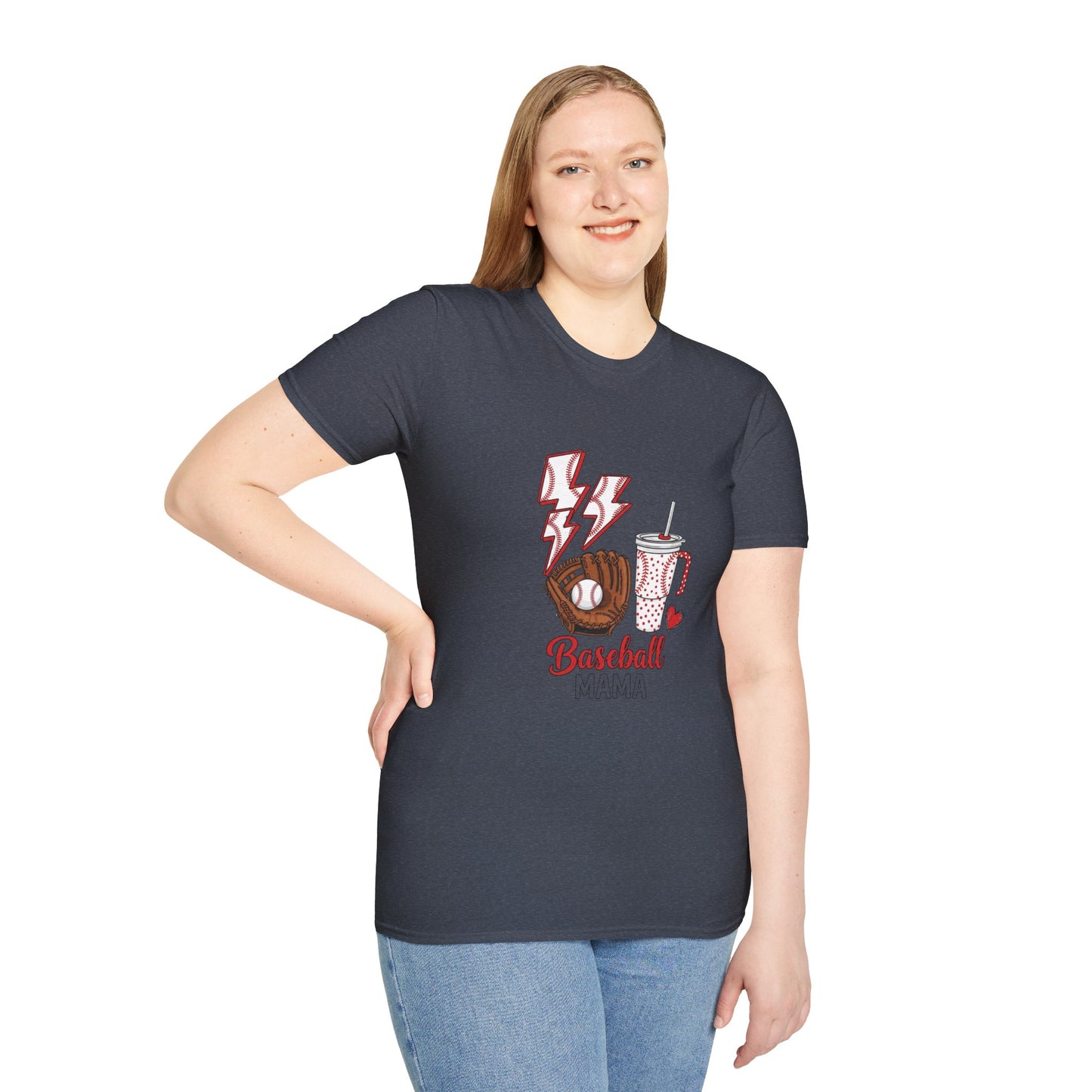Baseball Mom Softstyle T-Shirt