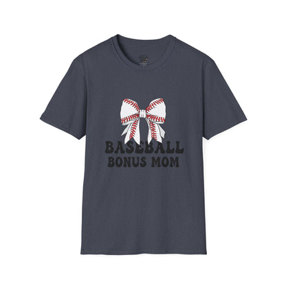 Baseball Bonus Mom T-Shirt – Premium Game Day Tee - The Sideline Tribe