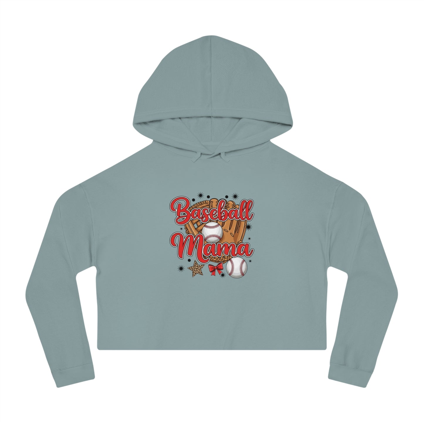 Baseball Mama Cropped Hoodie
