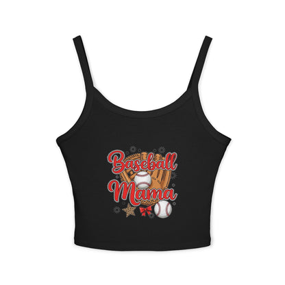 Baseball Mama Spaghetti Strap Tank Top