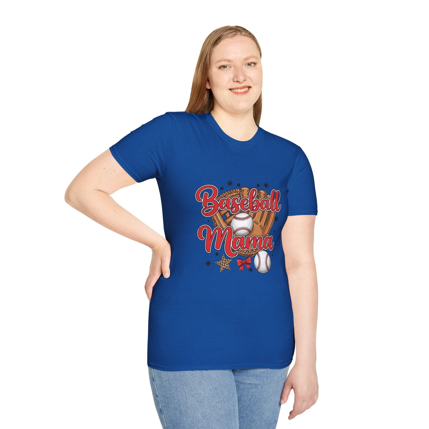 Baseball Mama Softstyle T-Shirt