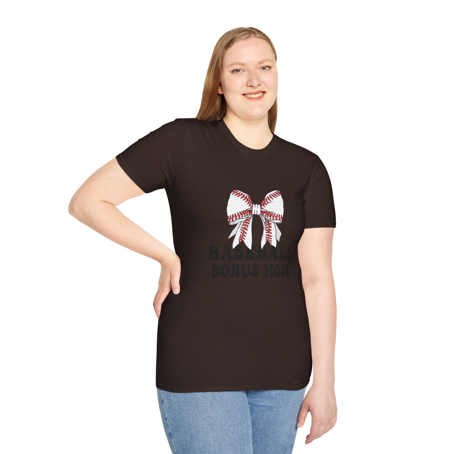 Baseball Bonus Mom T-Shirt – Premium Game Day Tee - The Sideline Tribe