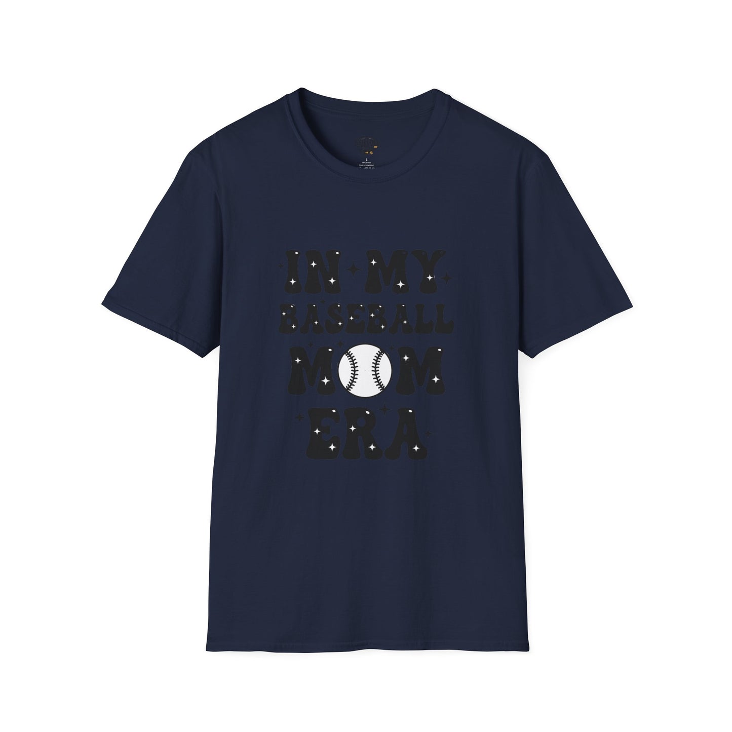 Baseball Mom Unisex T-Shirt – “In My Baseball Era” Graphic Tee | Retro Sports Mom Shirt | Game Day Essential