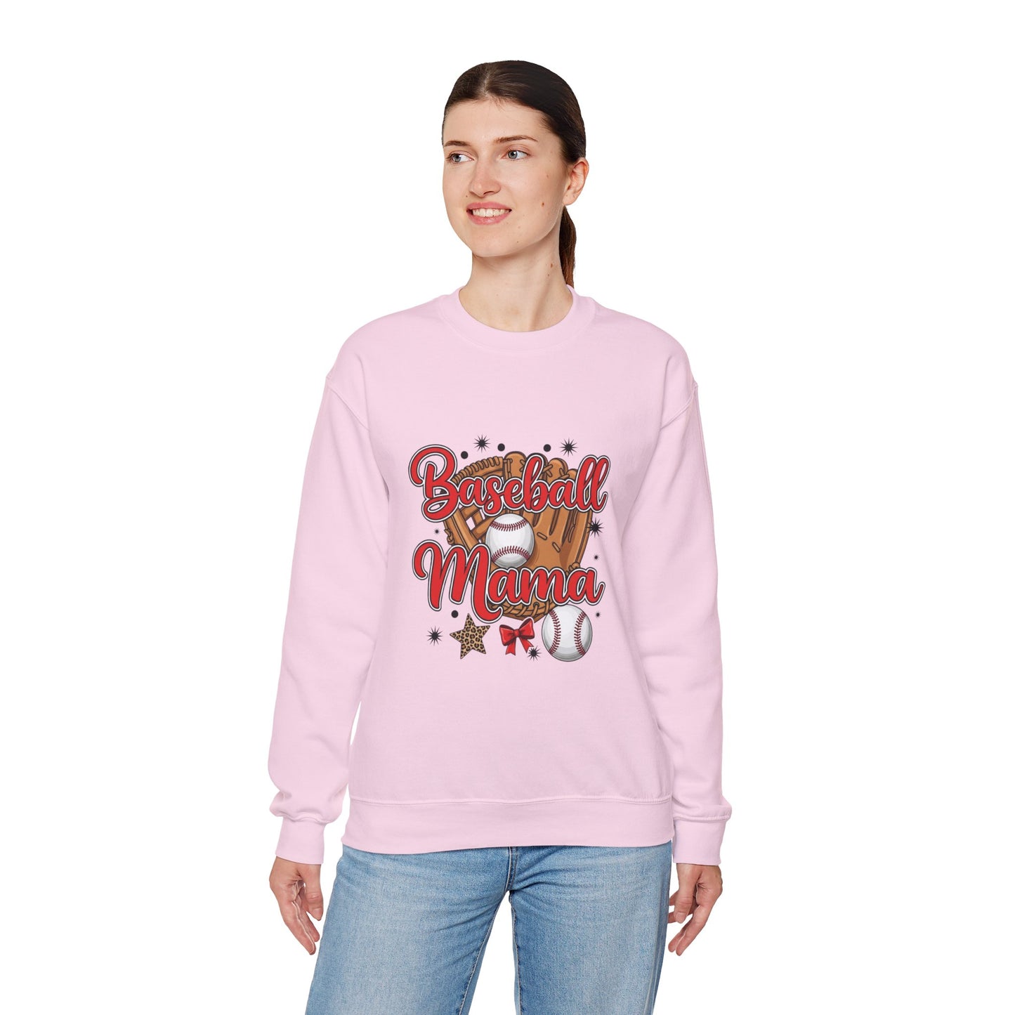 Baseball Mama Crewneck Sweatshirt