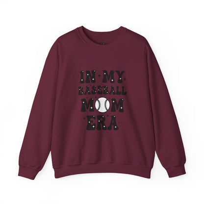 Baseball Mom Sweatshirt – Cozy Unisex Heavy Blend Crewneck | Classic Game Day Pullover | Warm Sports Mom Gift