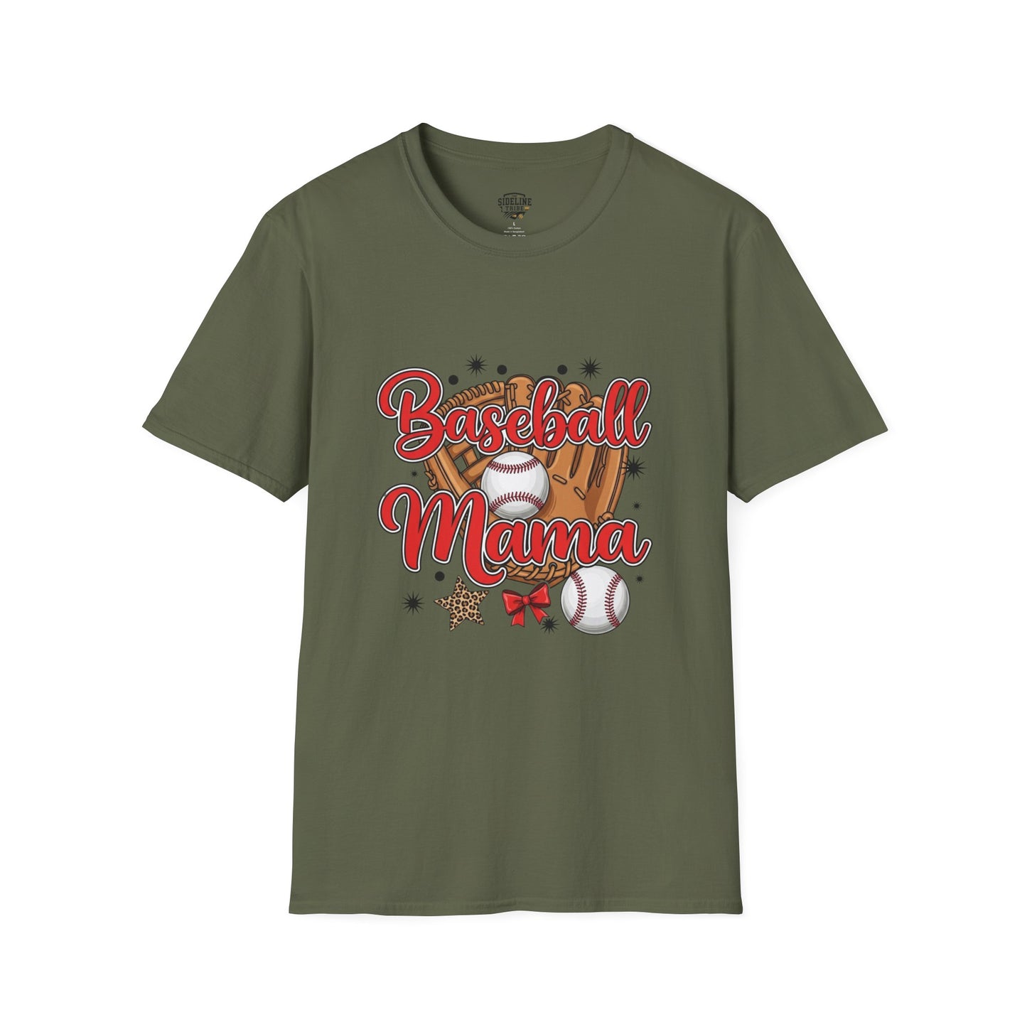 Baseball Mama Softstyle T-Shirt
