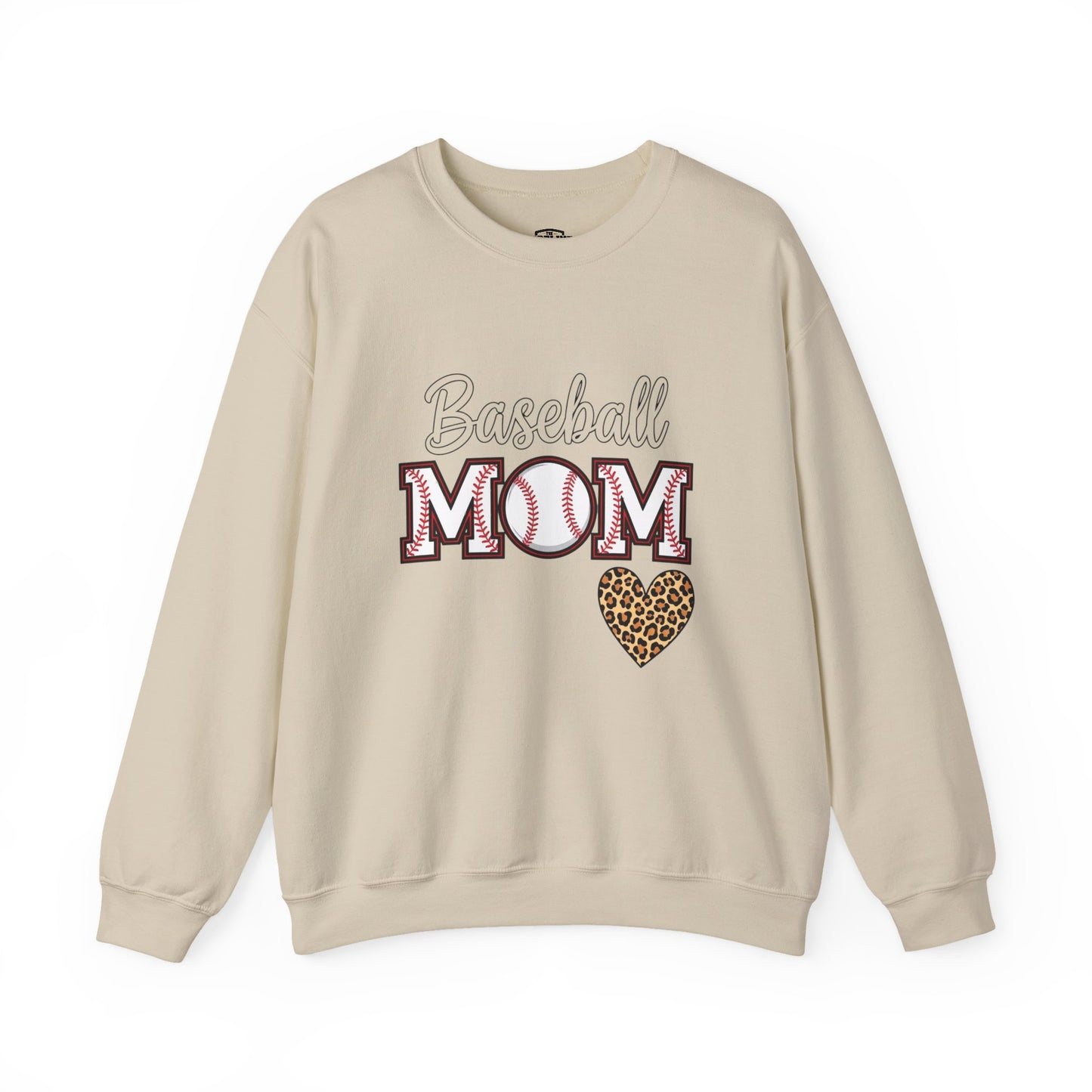 Baseball Mom Crewneck Sweatshirt – Cozy Game Day Pullover | Classic Sports Mom Sweater | Warm Team Spirit Apparel