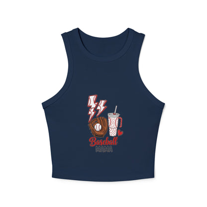 Baseball  Vibes Racer Tank Top for Women