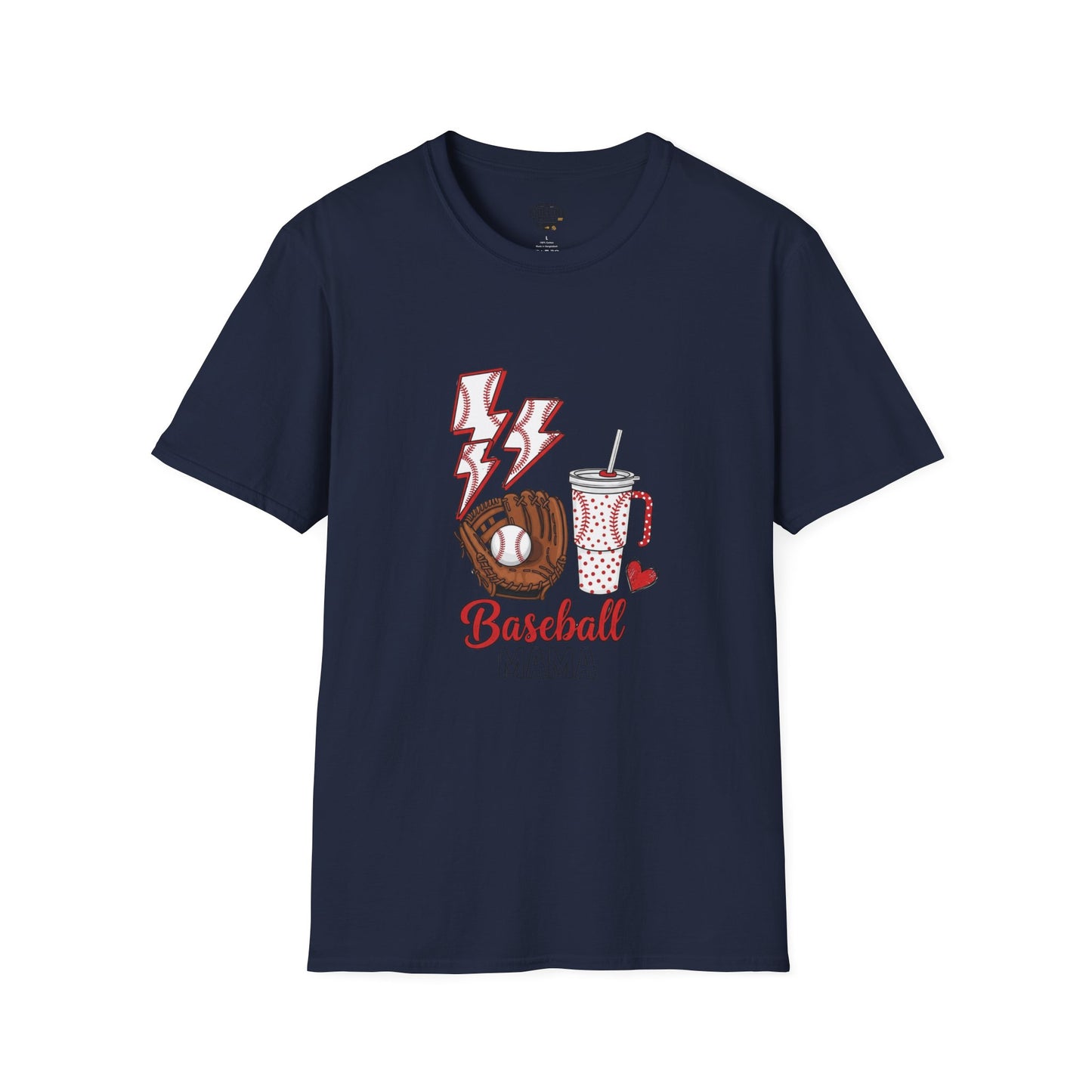 Baseball Mom Softstyle T-Shirt