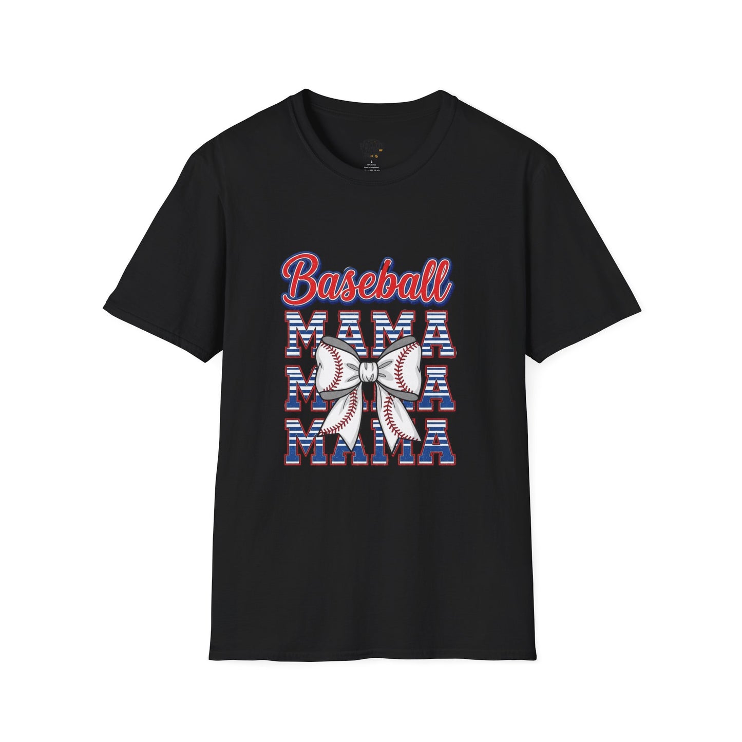 Baseball Mama Unisex Softstyle T-Shirt - The Sideline Tribe