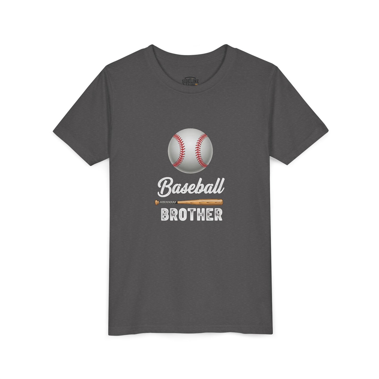 Baseball Brother Youth Tee – Cool Kids' Graphic Shirt | Soft Ring-Spun Cotton Game Day Wear