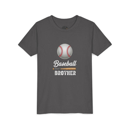Baseball Brother Youth Tee – Cool Kids' Graphic Shirt | Soft Ring-Spun Cotton Game Day Wear