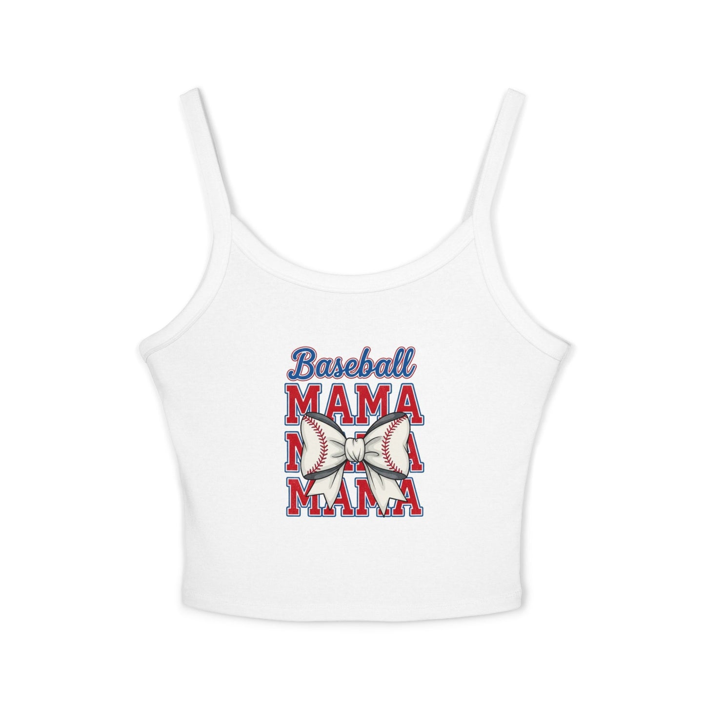 Baseball Mom Spaghetti Strap Tank Top – Soft & Stylish Game Day Apparel - The Sideline Tribe