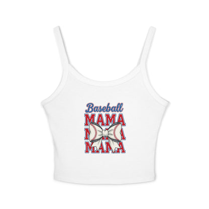 Baseball Mom Spaghetti Strap Tank Top – Soft & Stylish Game Day Apparel - The Sideline Tribe