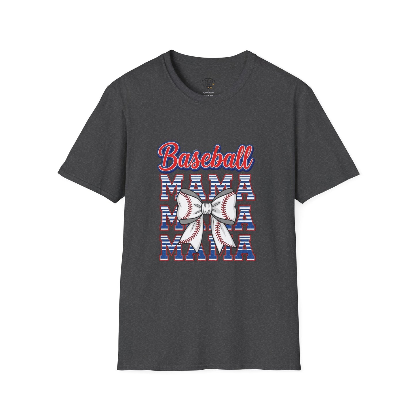 Baseball Mama Unisex Softstyle T-Shirt - The Sideline Tribe