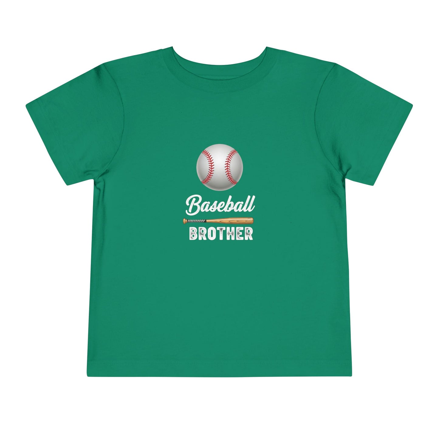 Baseball Brother Toddler Tee | Cute Kids’ Baseball Shirt for Little Siblings | Soft 100% Cotton Game Day Top