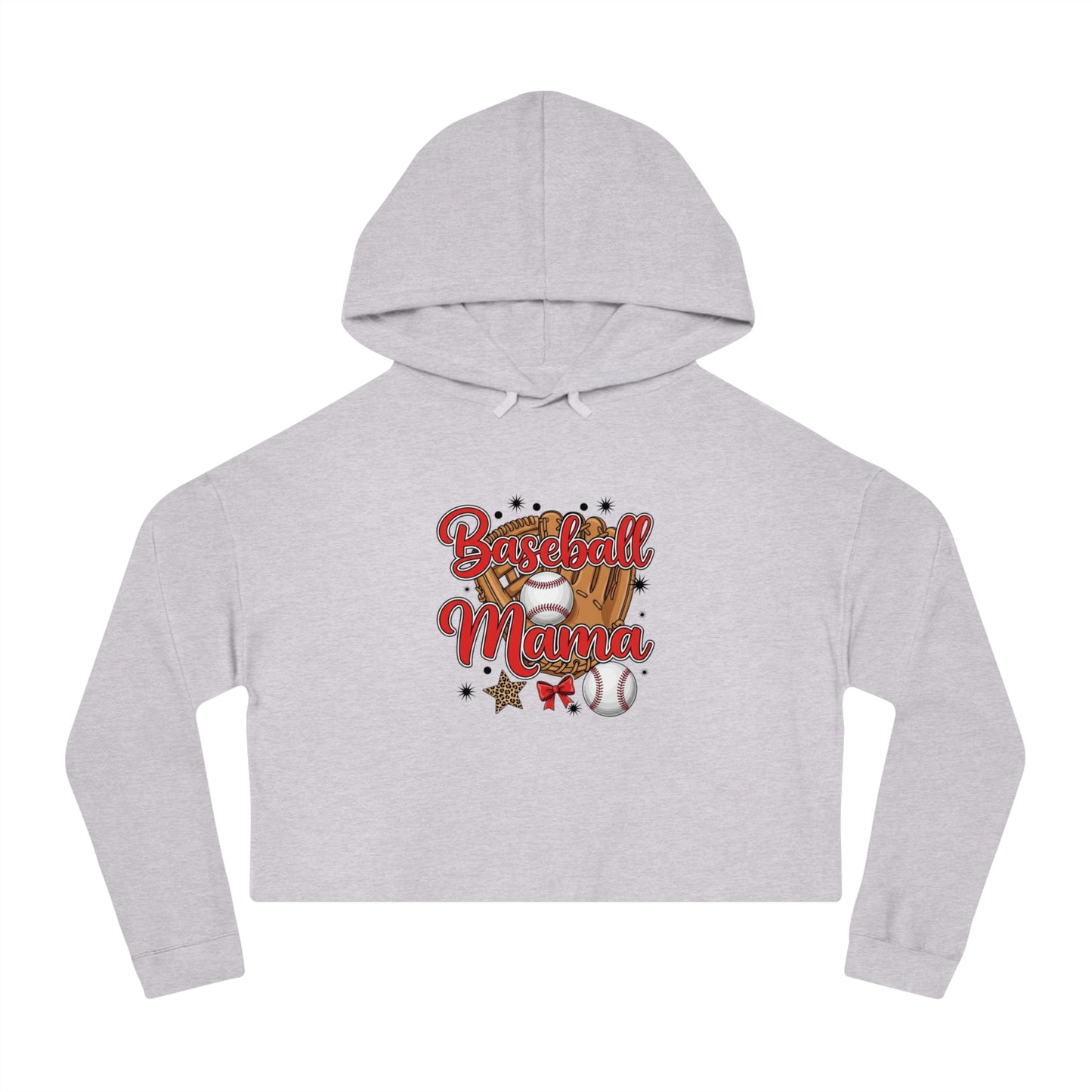 Baseball Mama Cropped Hoodie