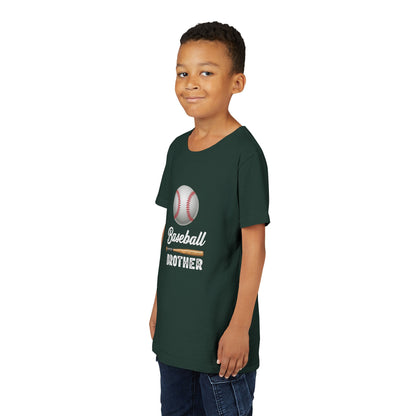 Baseball Brother Youth Tee – Cool Kids' Graphic Shirt | Soft Ring-Spun Cotton Game Day Wear