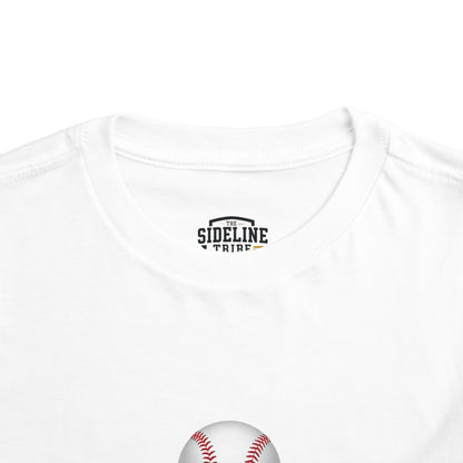 Baseball Brother Toddler Tee | Cute Kids’ Baseball Shirt for Little Siblings | Soft 100% Cotton Game Day Top