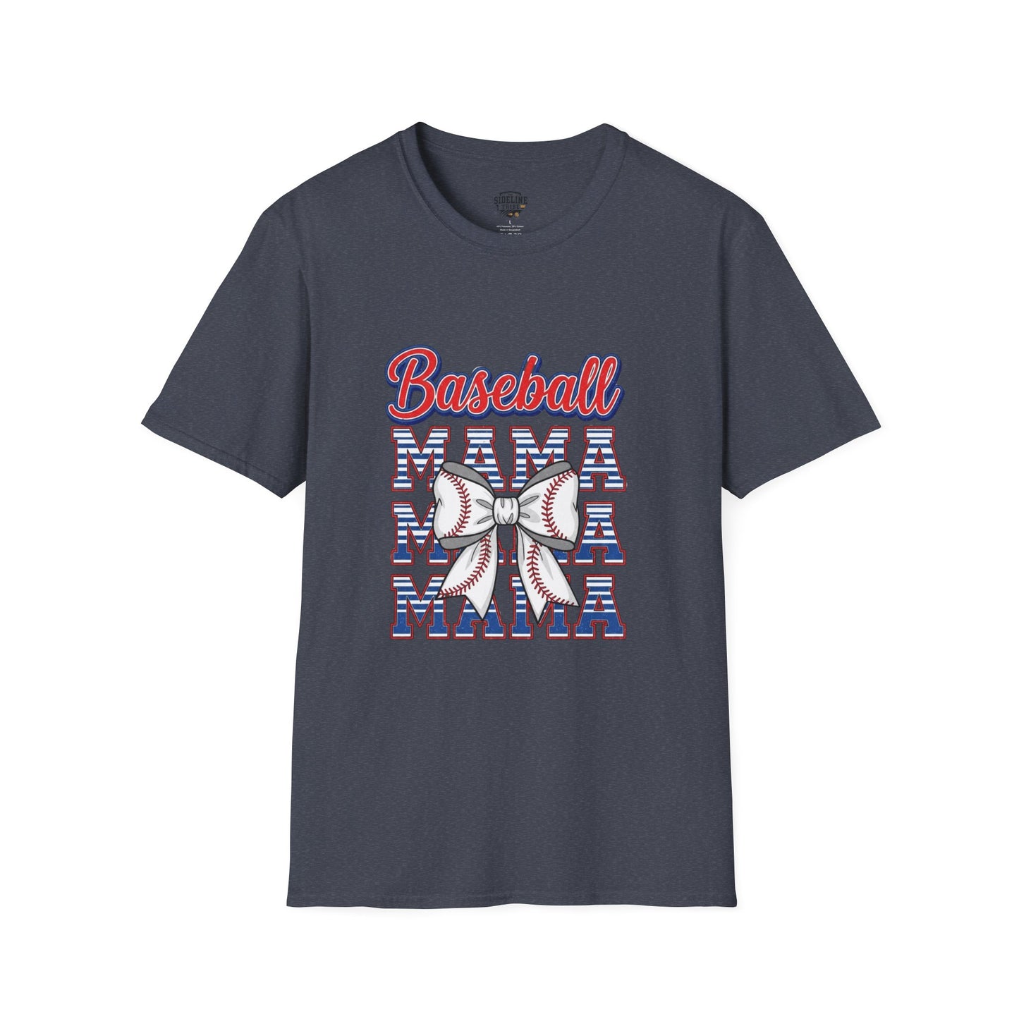 Baseball Mama Unisex Softstyle T-Shirt - The Sideline Tribe