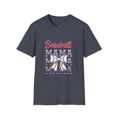 Baseball Mama Unisex Softstyle T-Shirt - The Sideline Tribe