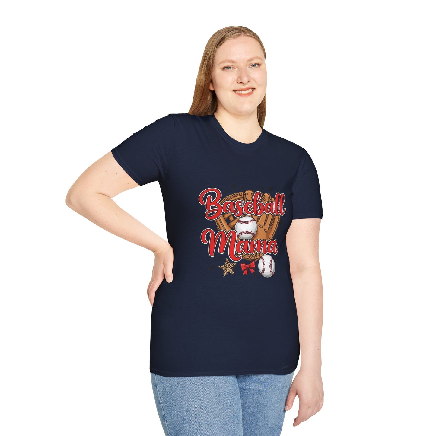 Baseball Mama Softstyle T-Shirt